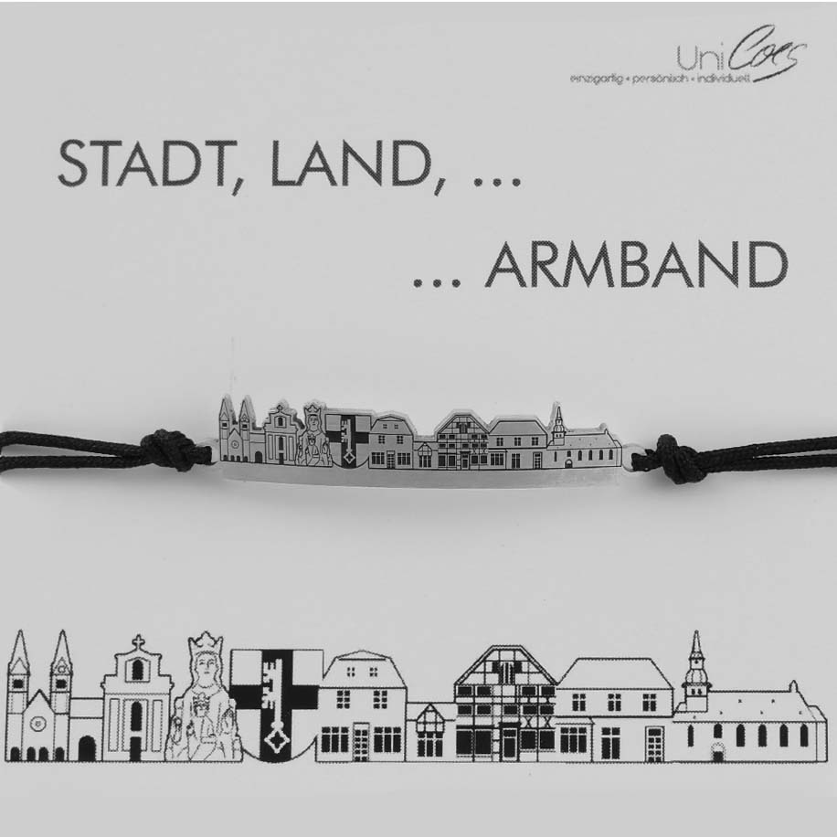 Werl-Armband-schwarz-1 Werl-Armband Sterlingsilber mit schwarzem Textilband