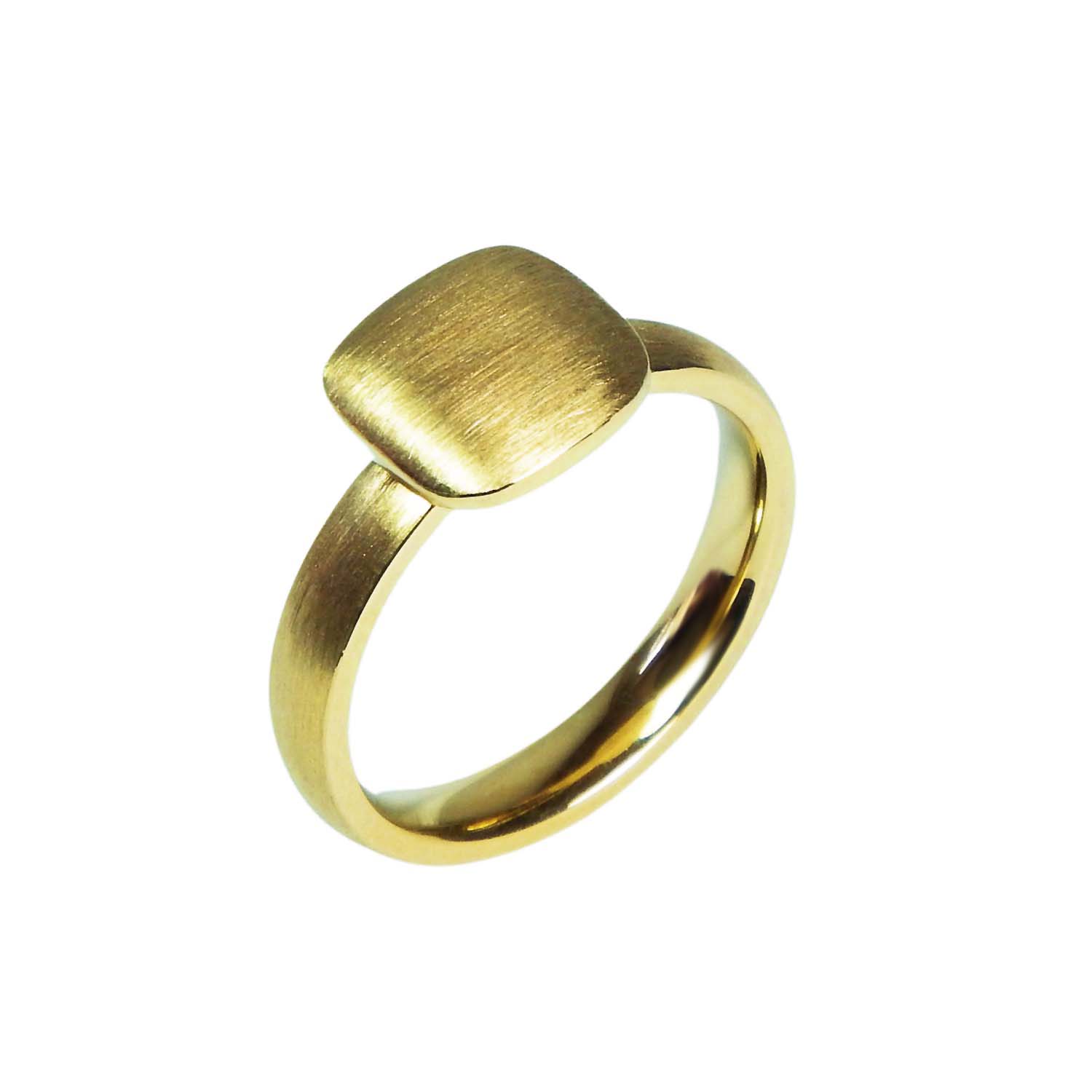 32166-1 Handgearbeiteter Damenring Gelbgold 585/000 Unikat aus unserer Goldschmiede