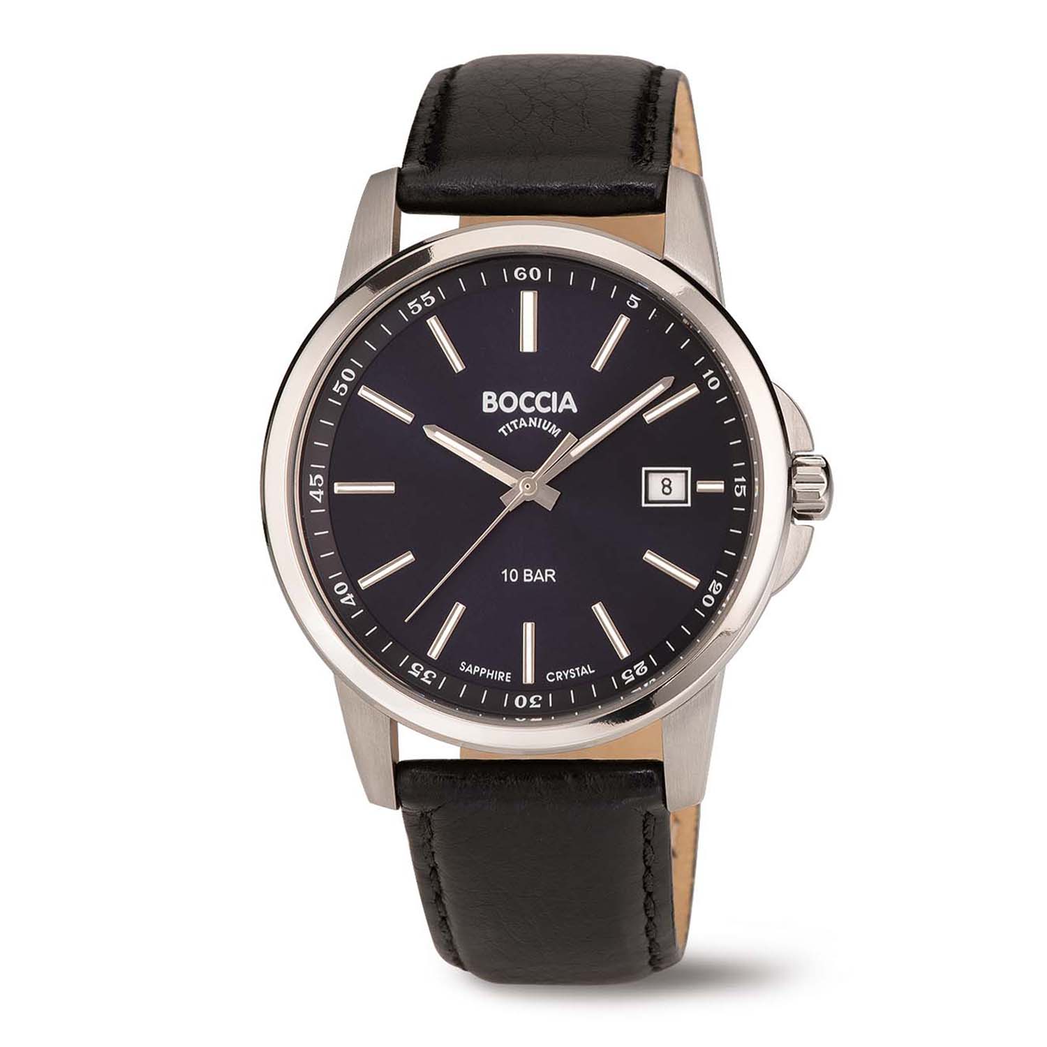 3633-01So8e2Y7ME54v5 Boccia Herrenuhr Quartz Titan