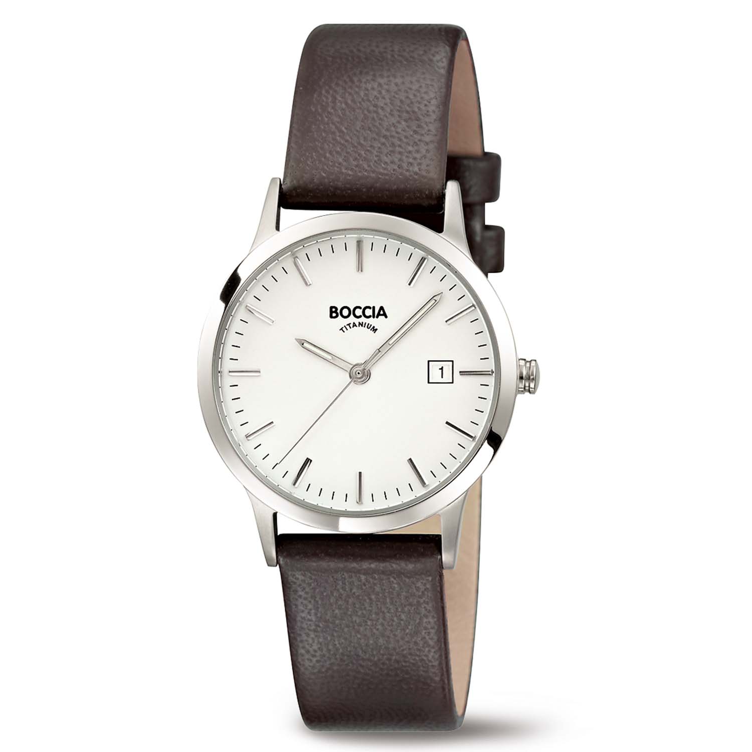 3180-01 Boccia Damenuhr Classic Quartz Titan