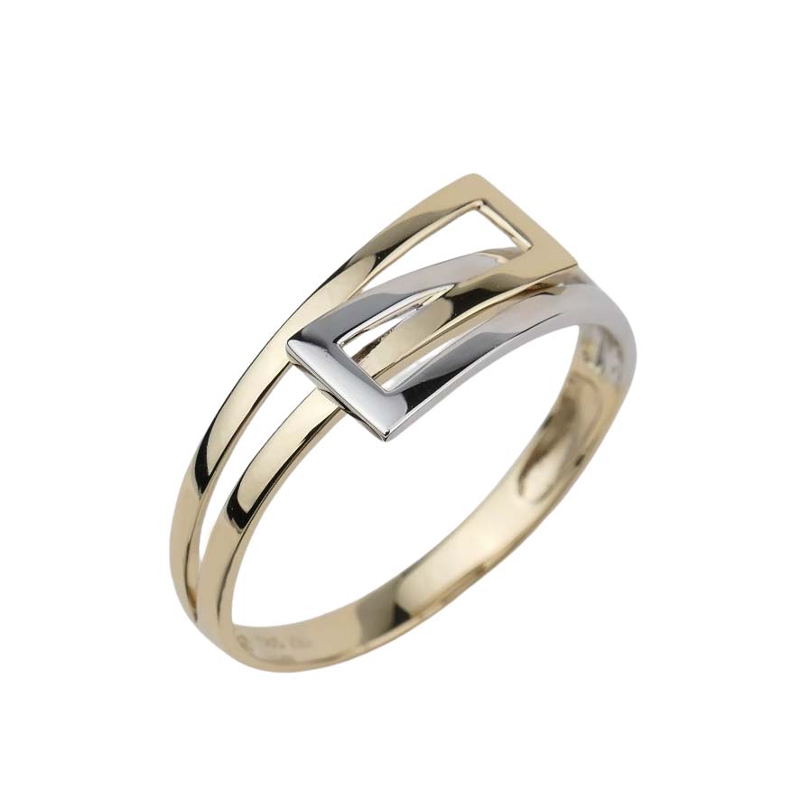 Damenring Gold 585/000 bicolor Damenring Gold 585/000 bicolor