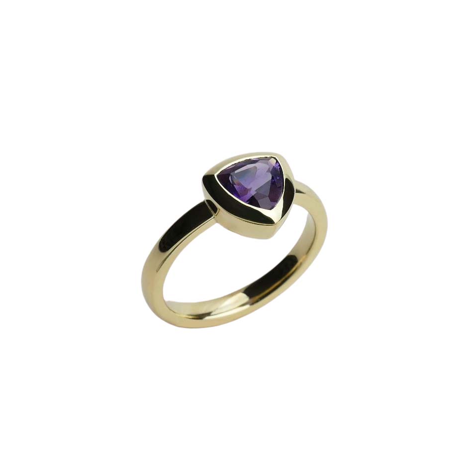 33364-1 Damenring Gelbgold 585/000 mit Amethyst