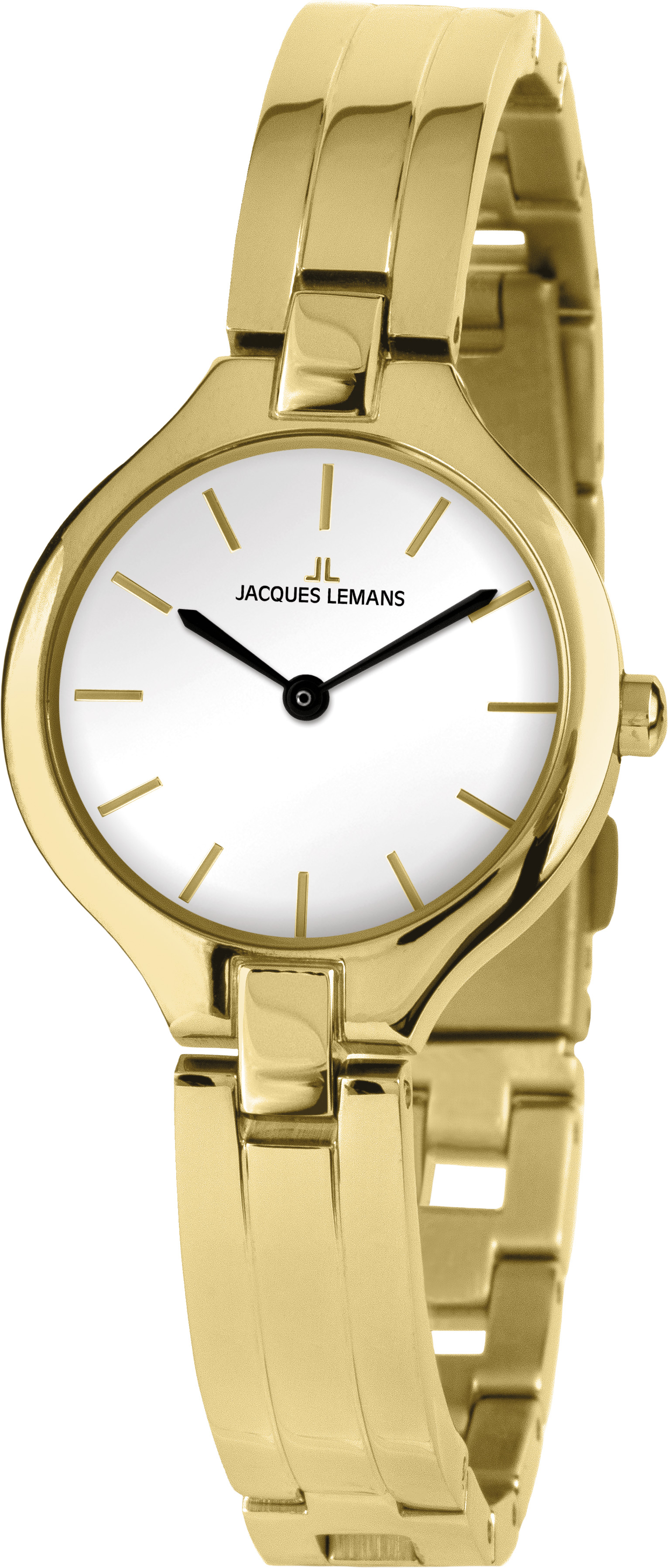 1-2080B Jacques Lemans Damenuhr Classic mit Halbspangenband reduziert