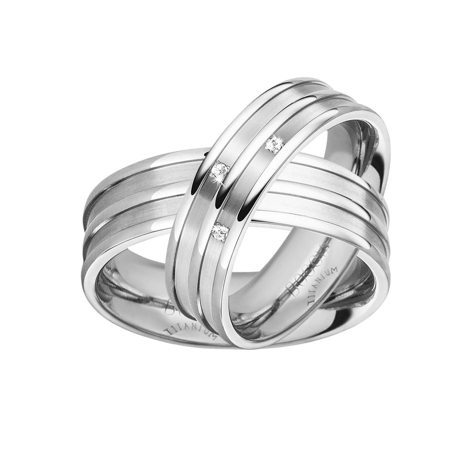 0151-01-0151-03tP63nemODalSn Boccia nickelfreie Trauringe Titan mit Diamanten Eheringe