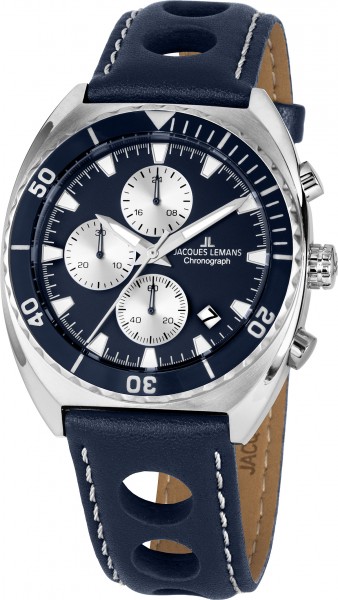 1-2041C Jacques Lemans Chronograph Retro 200