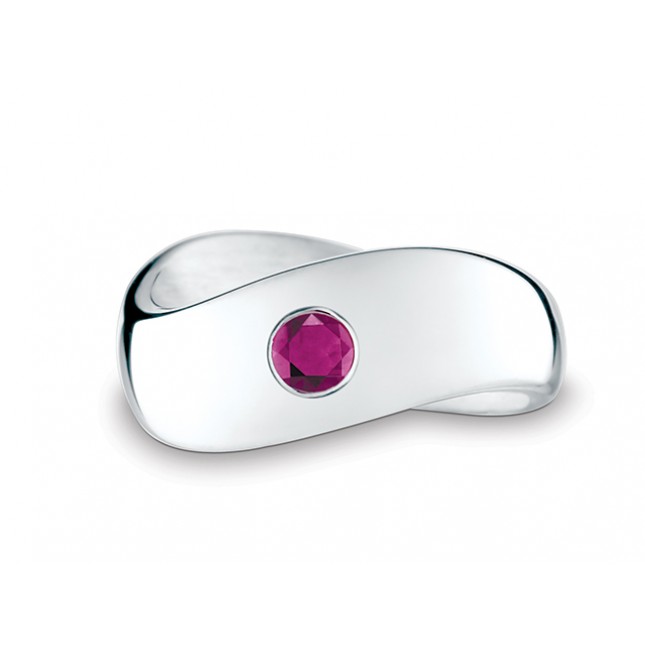 Quinn Taufring Sterlingsilber mit Rubin Quinn Taufring Sterlingsilber mit Rubin