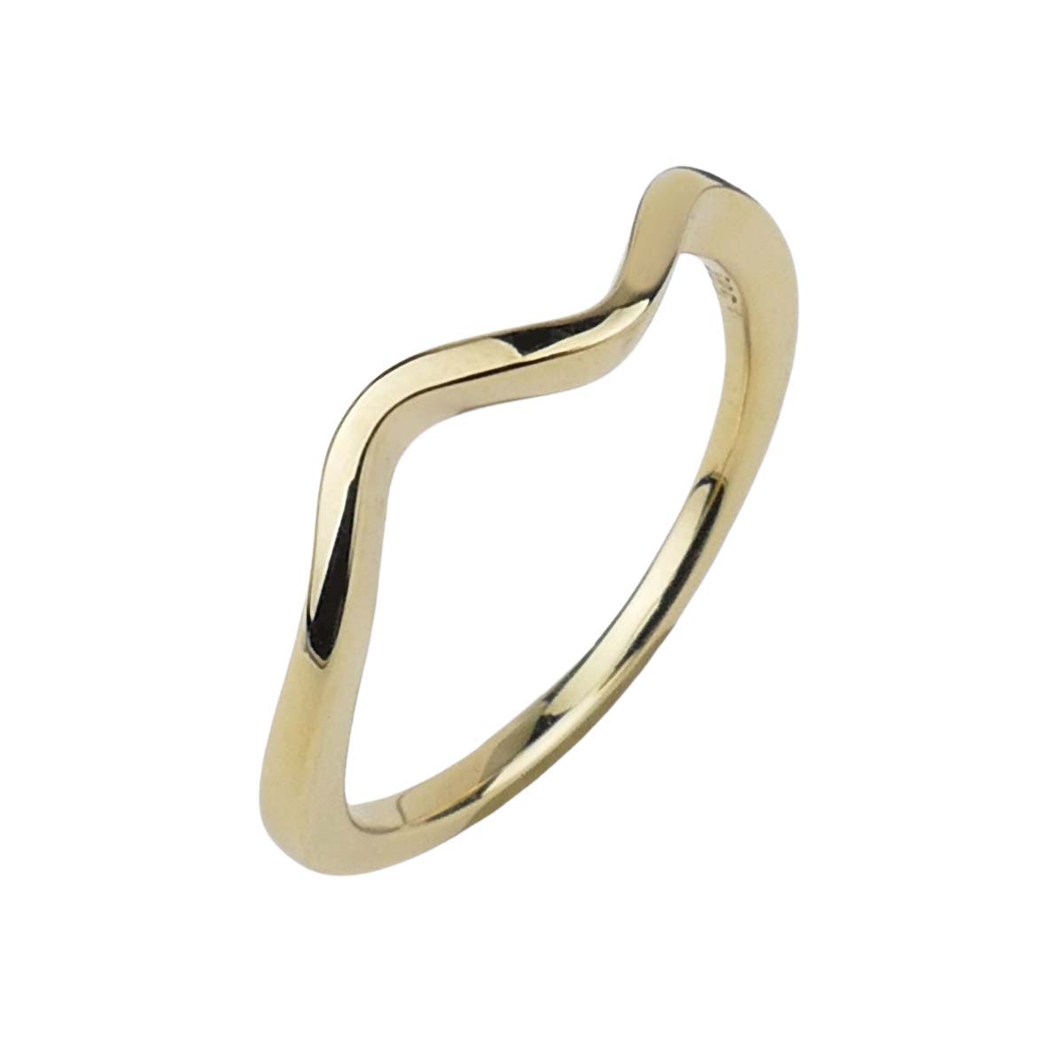 Damenring Gelbgold 585/000 Handarbeit