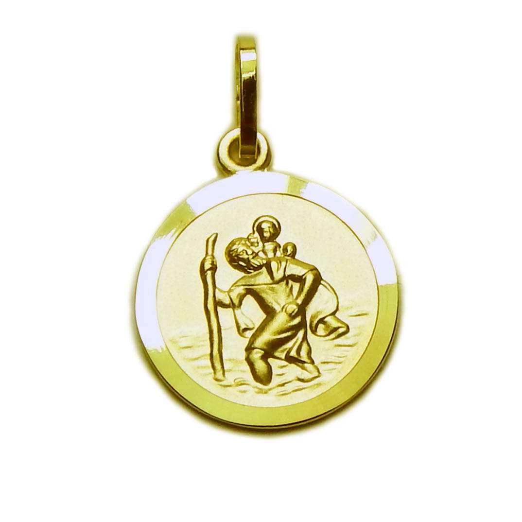 30593 Christophorus-Anhänger Gold 333/000