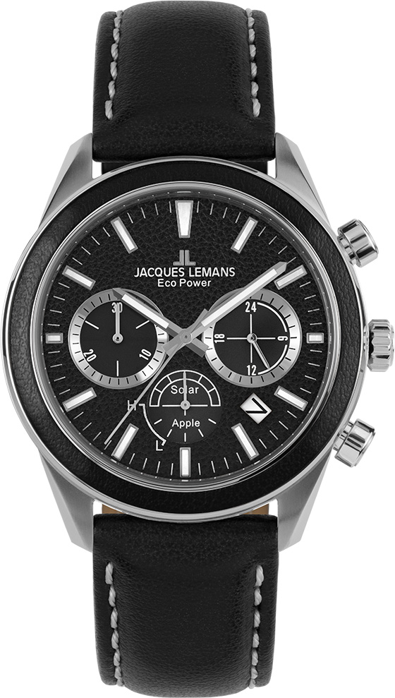 1-2115A Jacques Lemans Chronograph Eco Power Solar Apple 1-2115A