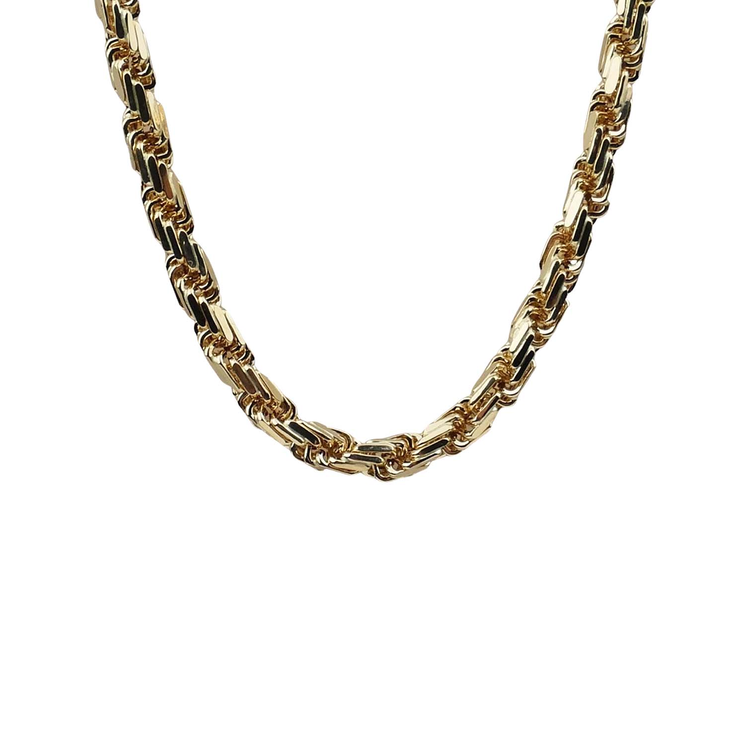 Geschliffene Kordelkette Gelbgold 585/000