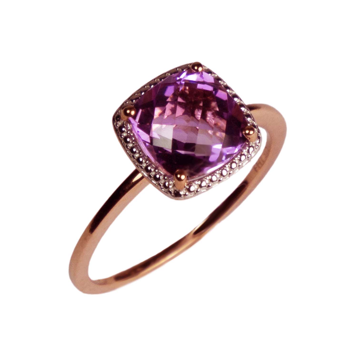 32190-1 Amethystring Roségold 375/000