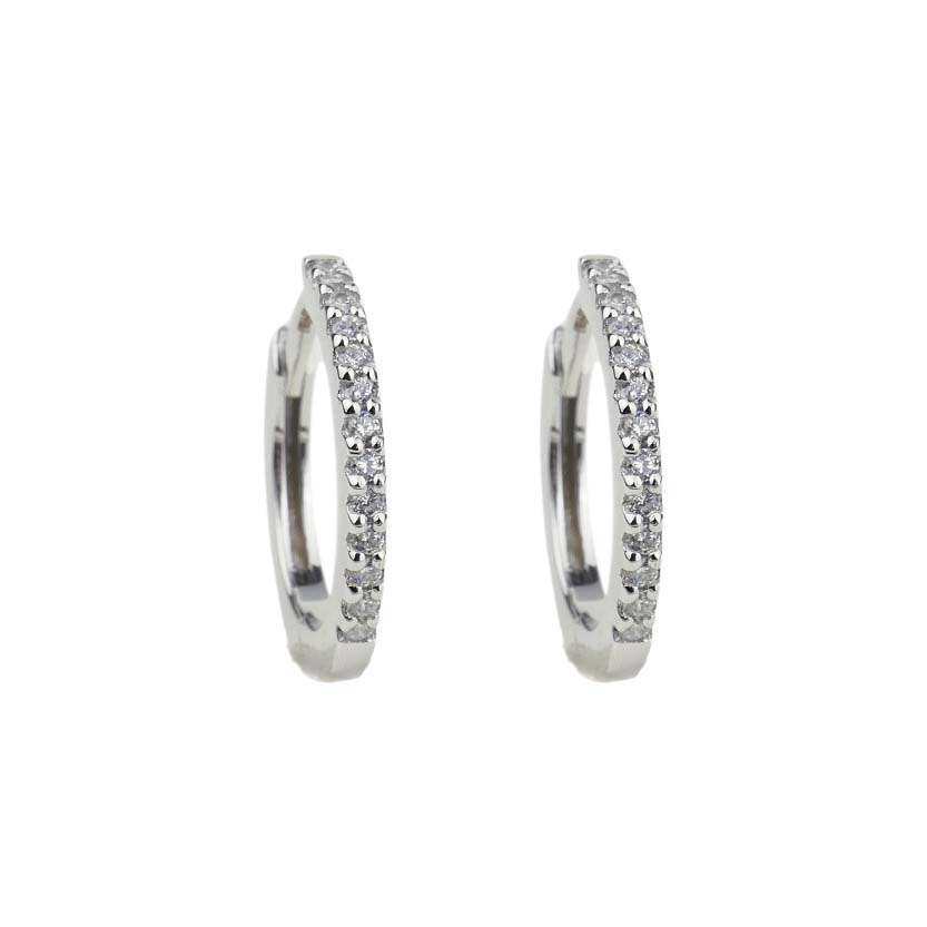 33710 Creolen Sterlingsilber mit Zirkonia