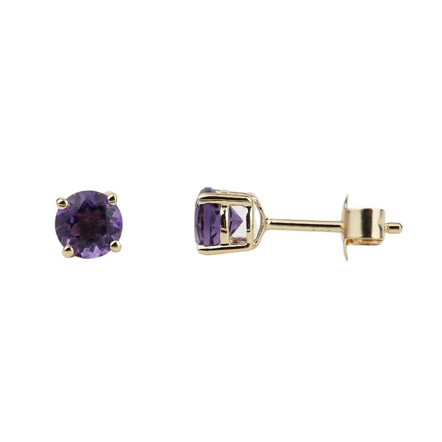 Amethystohrstecker Gelbgold 585/000 Amethystohrstecker Gelbgold 585/000