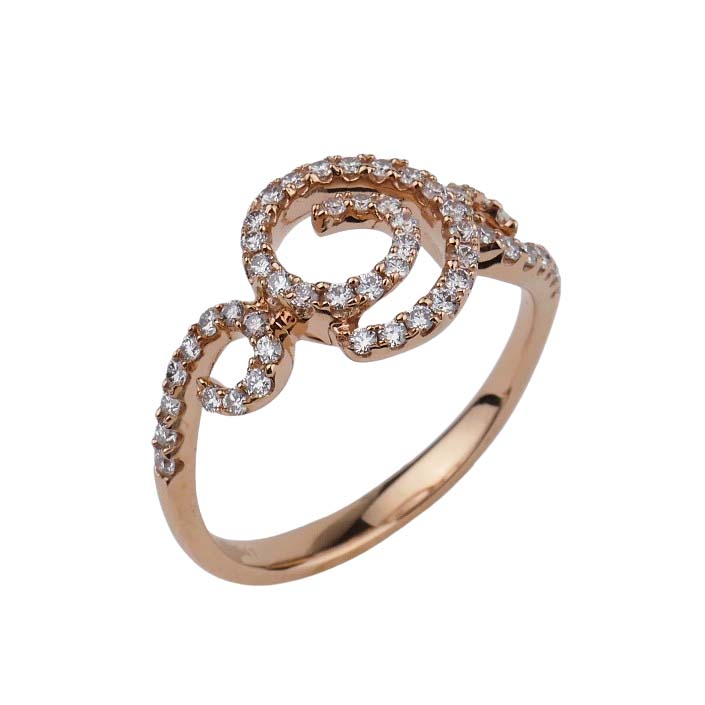 Brillantring Roségold 750/000 Brillantring Roségold 750/000
