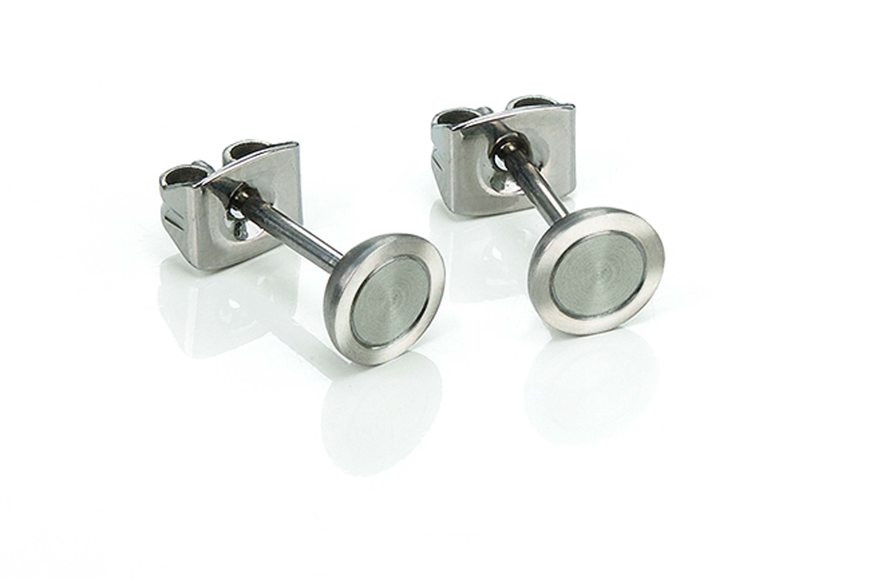 0541-01 Boccia nickelfreie Ohrstecker Titan