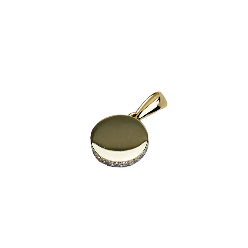 33053 Anhänger Gelbgold 333/000 mit Zirkonia