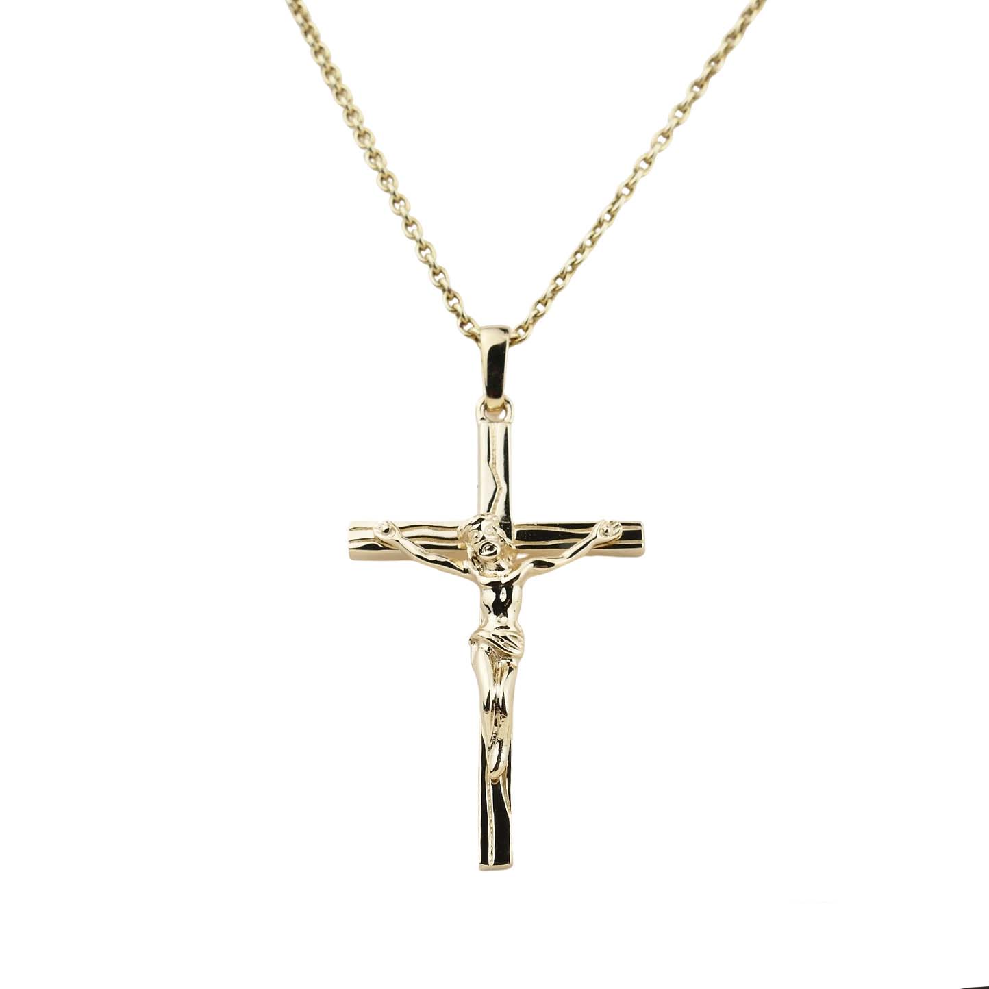 Kreuz mit Korpus Gelbgold 585/000