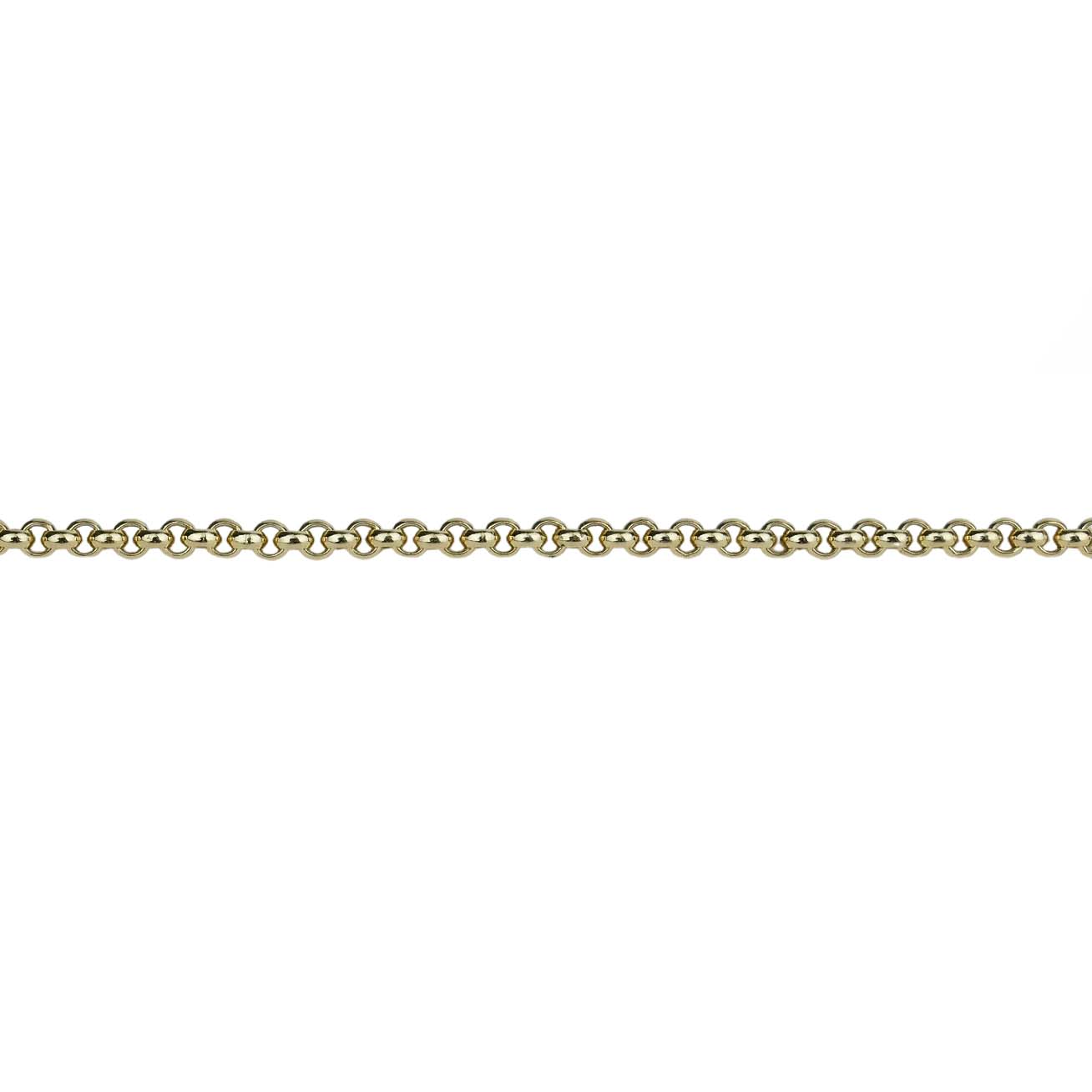 33521-1 Massives Armband Gelbgold 585/000 Erbsmuster