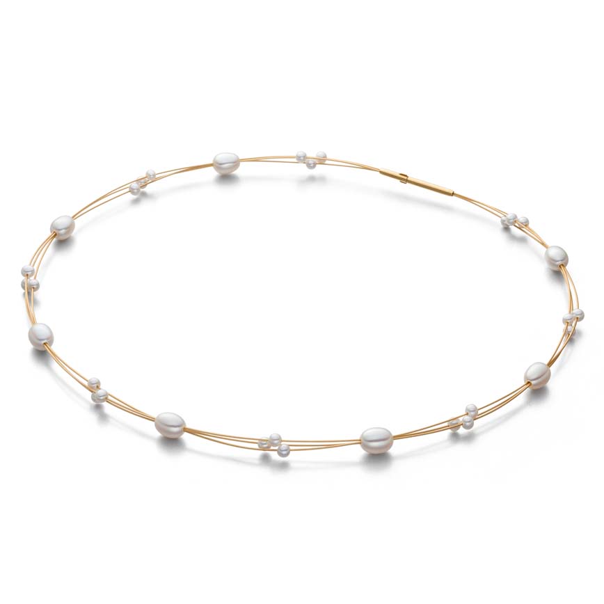 Eva Strepp Collier Multi mit Süßwasserperlen 31v Eva Strepp Collier Multi mit Süßwasserperlen 31v