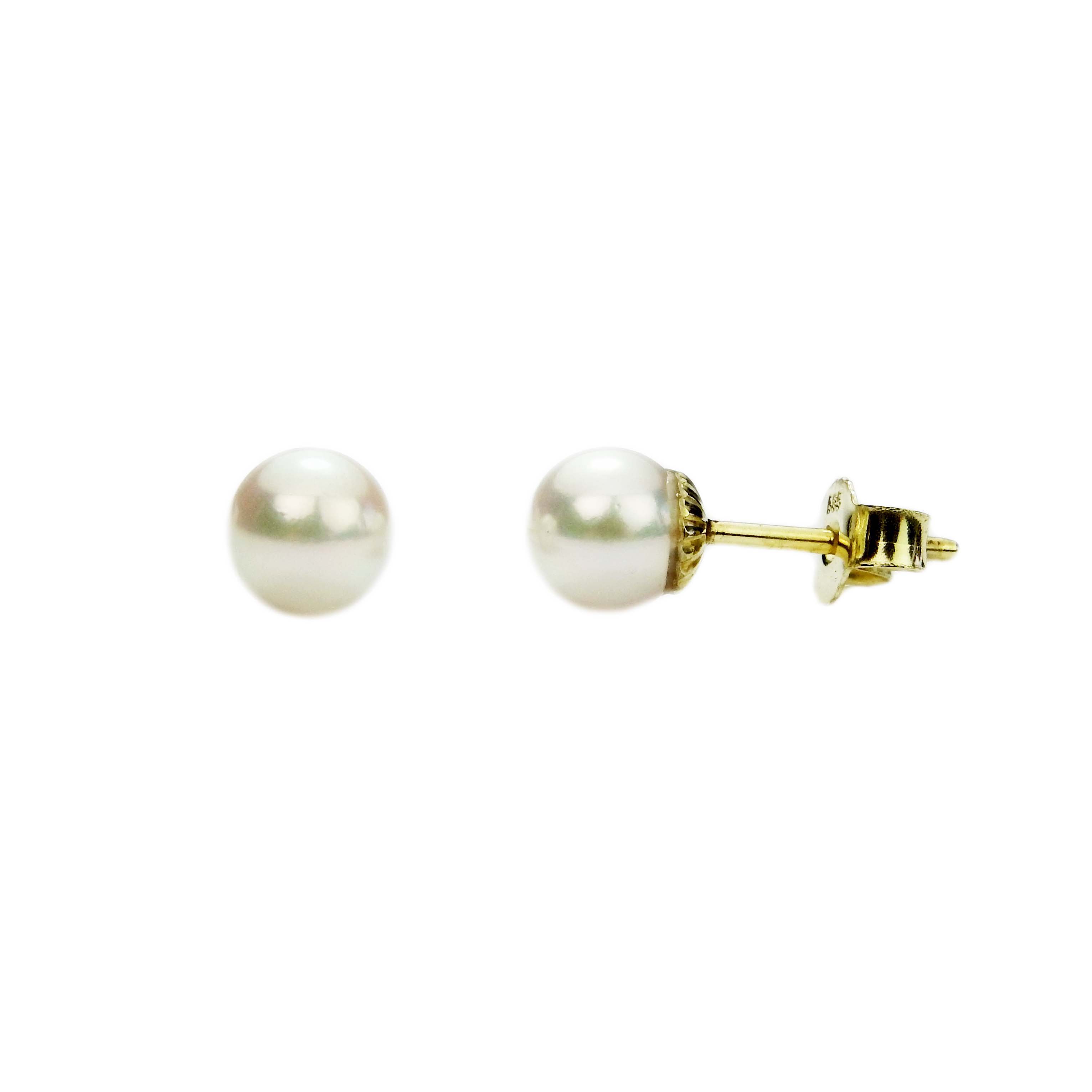 Perlohrstecker Gold 585/000
