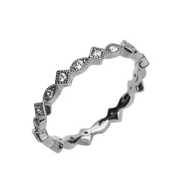 Ratius Damenring Silber mit Zirkonia