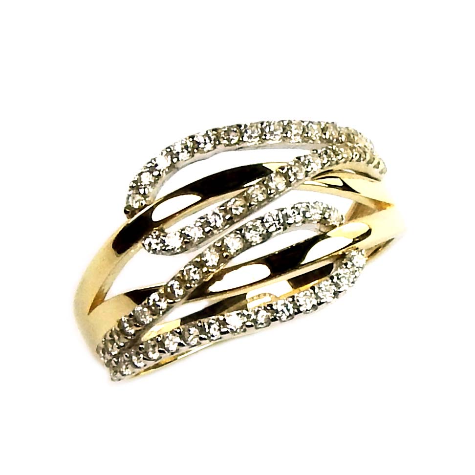 Damenring Gold 333/000 mit Zirkonia