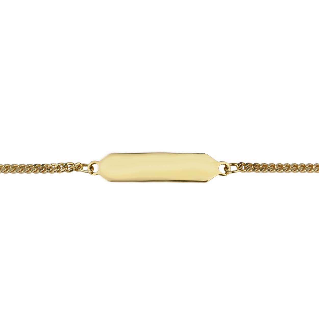 32458 Identitätsarmband Gelbgold 585/000 für Kinder