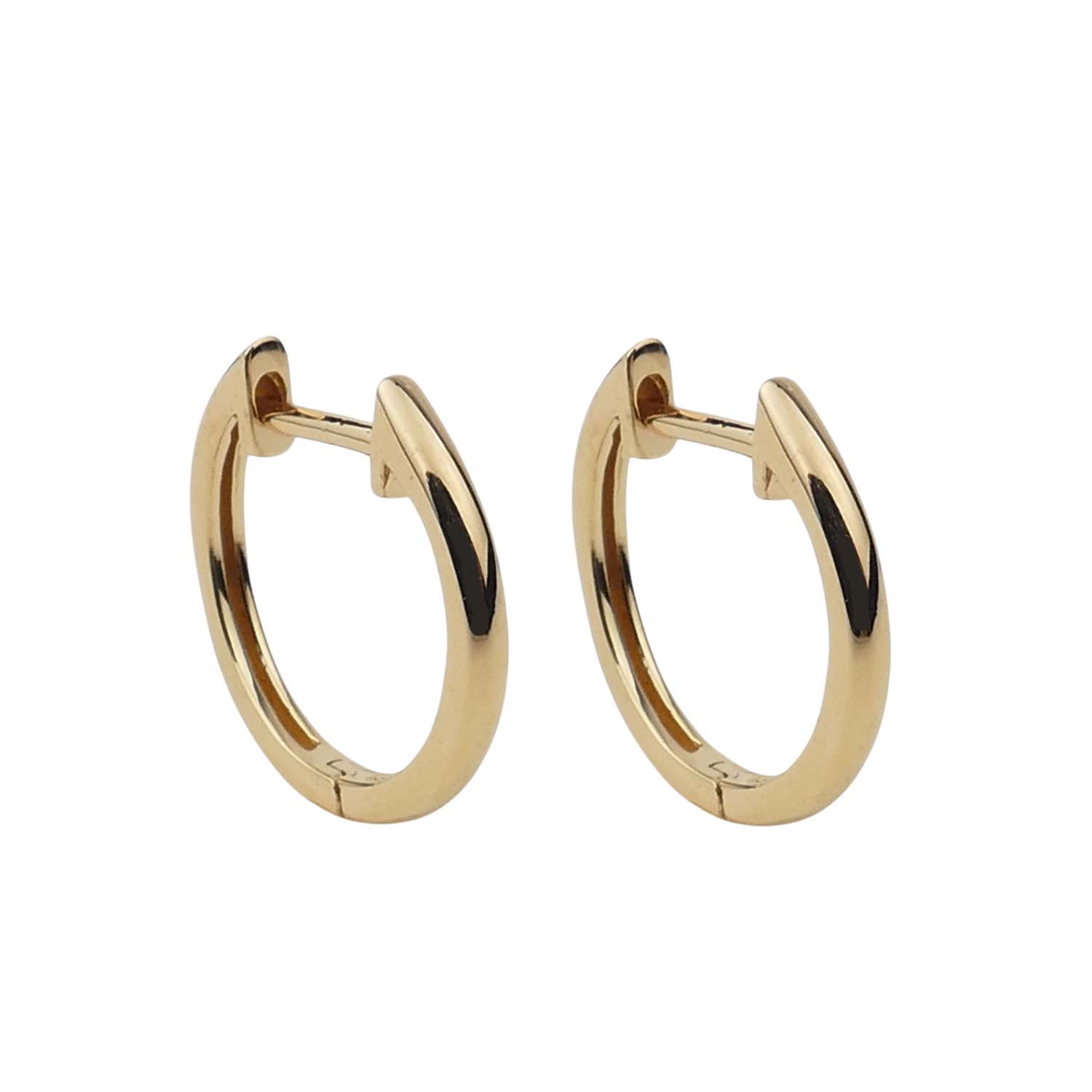 Ratius Creolen aus goldplattiertem Silber