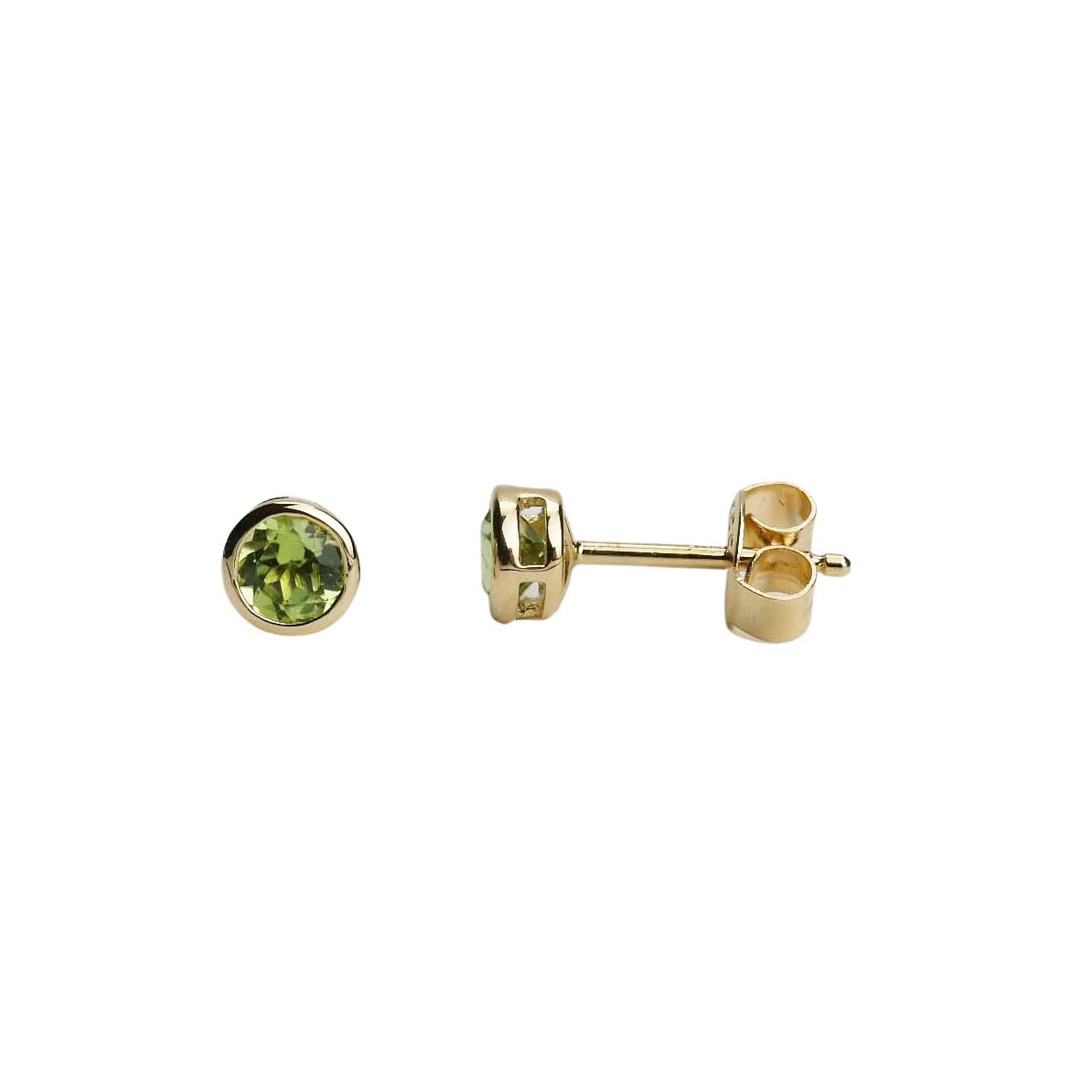 Ohrstecker mit Peridot Gelbgold 585/000