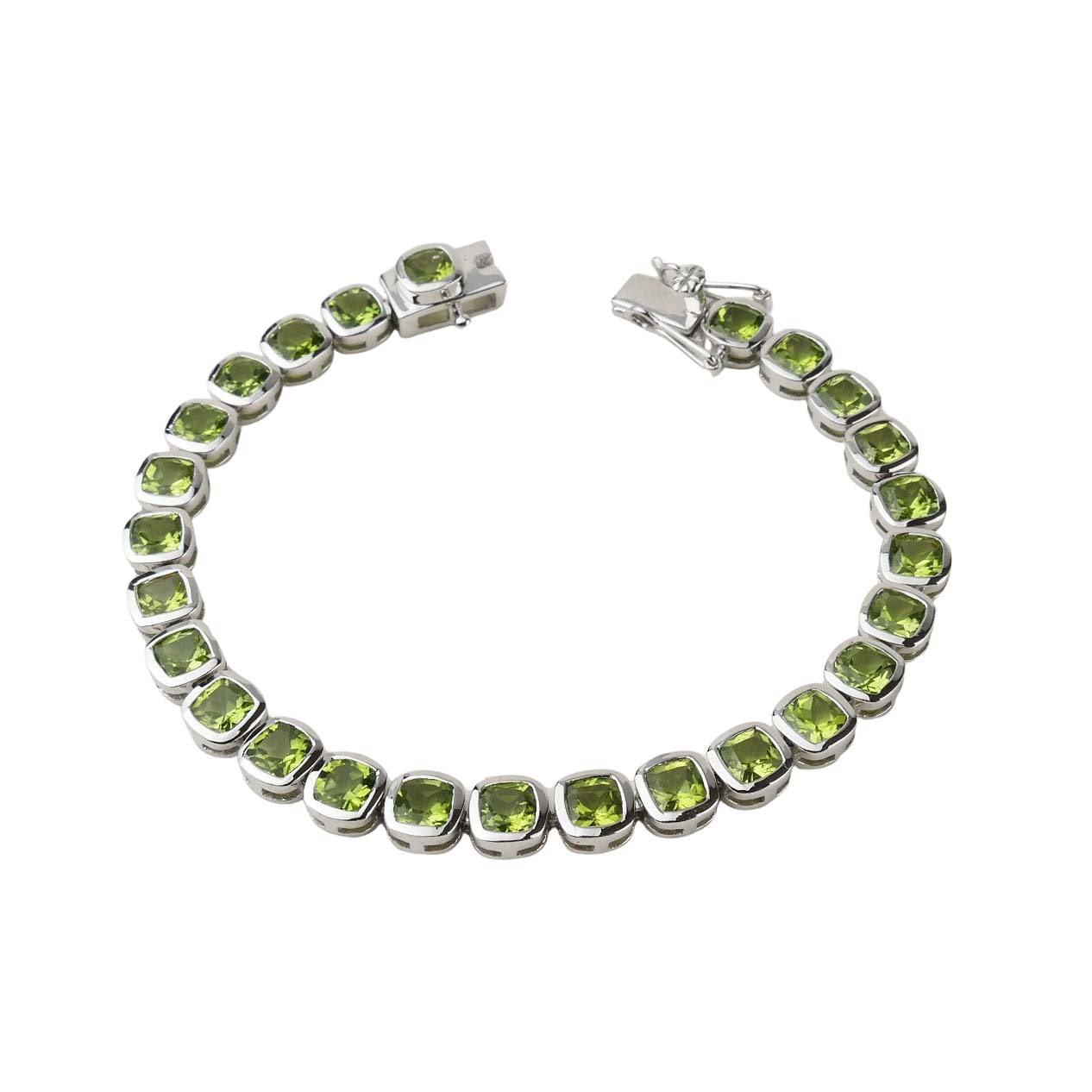 34405 Silberarmband mit Peridot