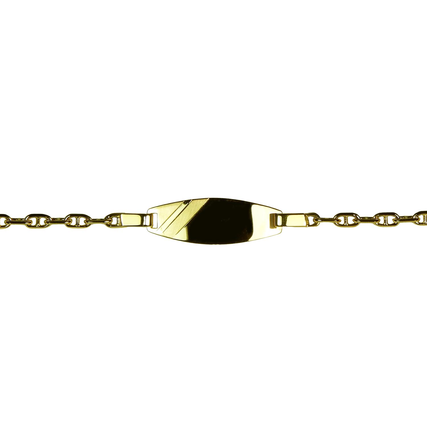 32600 Identitätsband für Damen Gelbgold 585/000 zum Gravieren