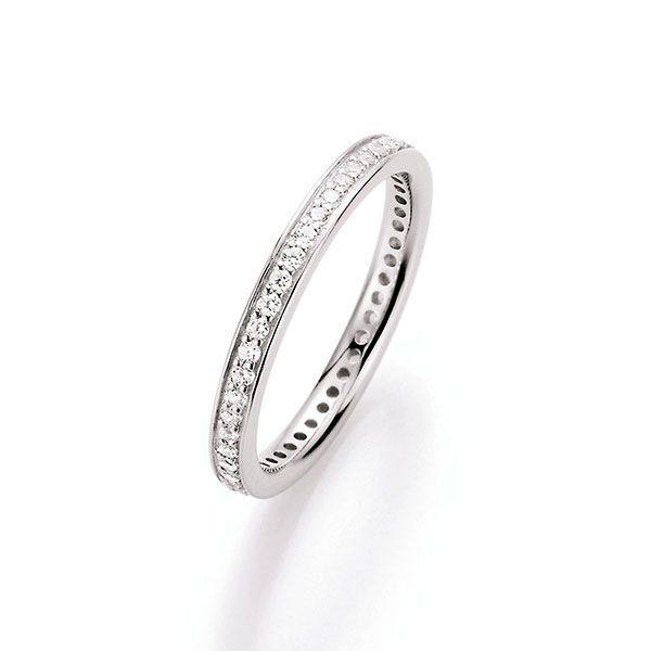 EW019-93000693000 Silver D-Line Damenring