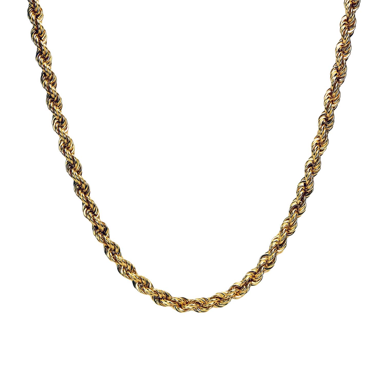 Kordelkette aus Gelbgold 375/000 Halskette für Damen