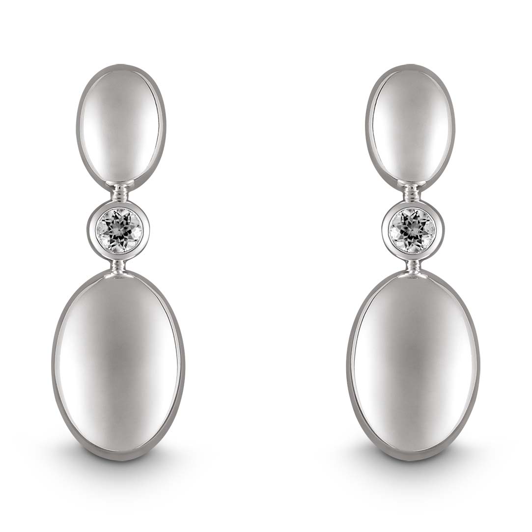 035038920 Quinn Ohrhänger Sterlingsilber mit Weißtopas