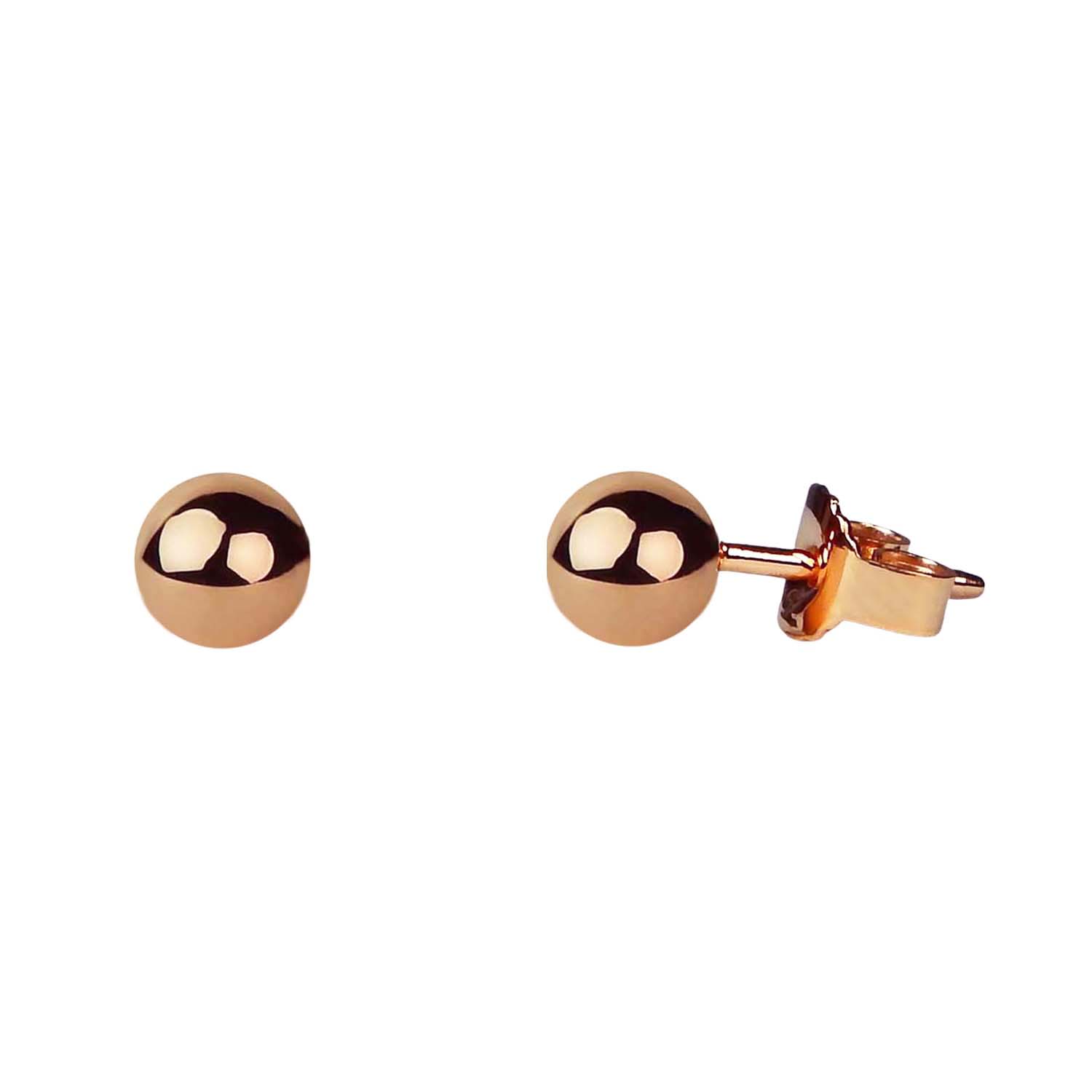 644170 Bunz Ohrstecker 5 mm Déco Art by Micha Bunz Roségold 750/000 poliert