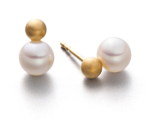 ES_o_dvo_web Eva Strepp Perlohrstecker Duo dvo Sterlingsilber vergoldet