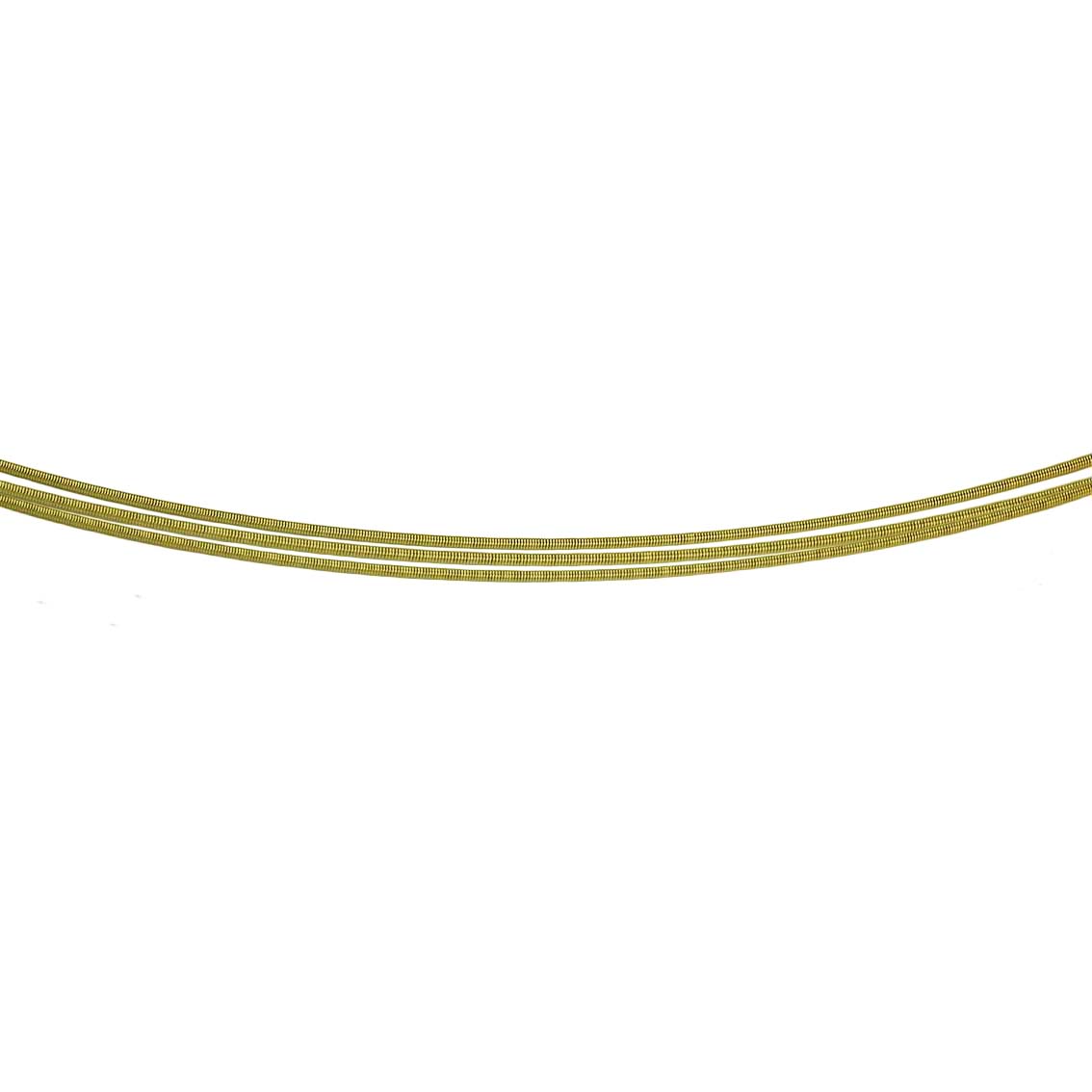 31183-1 Dreireihiger Halsreif Gold 750/000 mit Doubleclick-Verschluss
