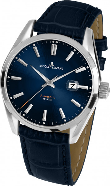 1-1846-1B-1 Jacques Lemans Herrenuhr 1-1846-1B Derby Automatik