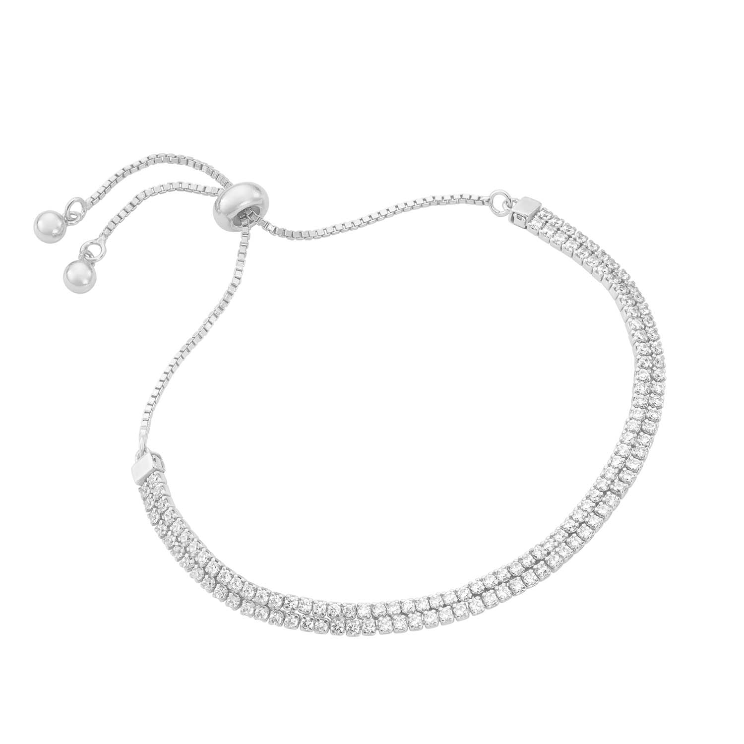 32706 Silver D-Line Tennisarmband Sterlingsilber mit Zirkonia