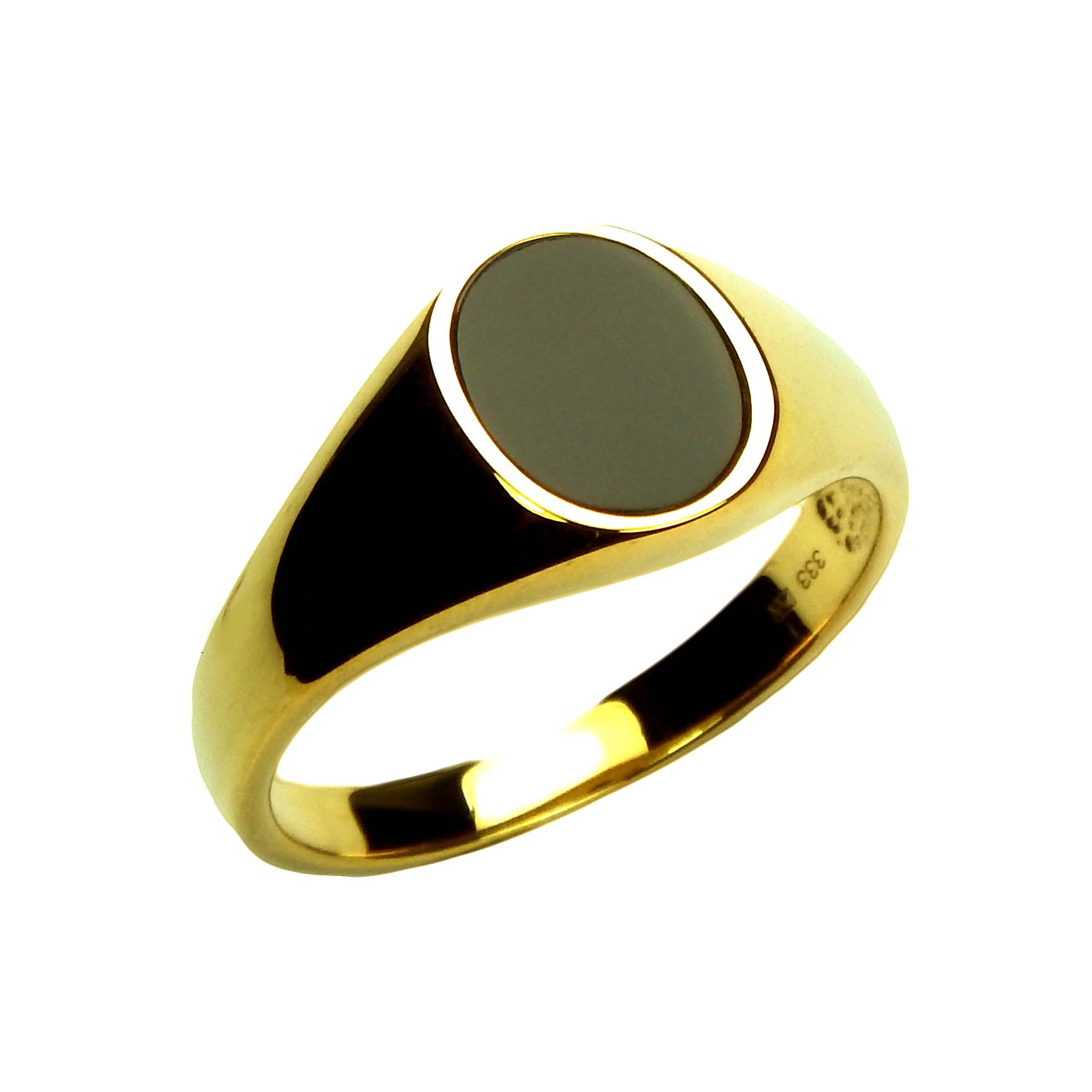 31312-1 Siegelring mit Onyx für Herren Gelbgold 333/000 Herrenring