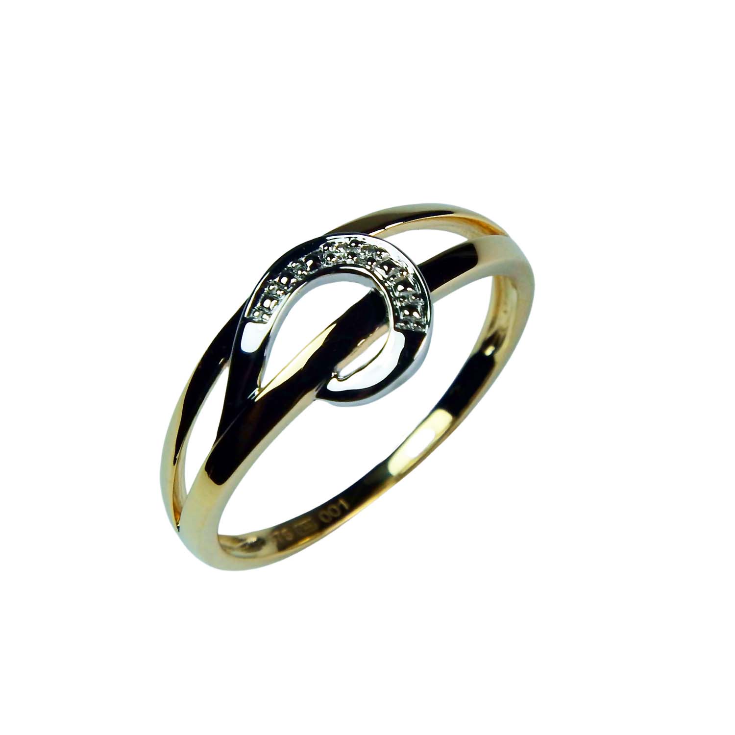 32969-1 Damenring mit Zirkonia Gold 375/000
