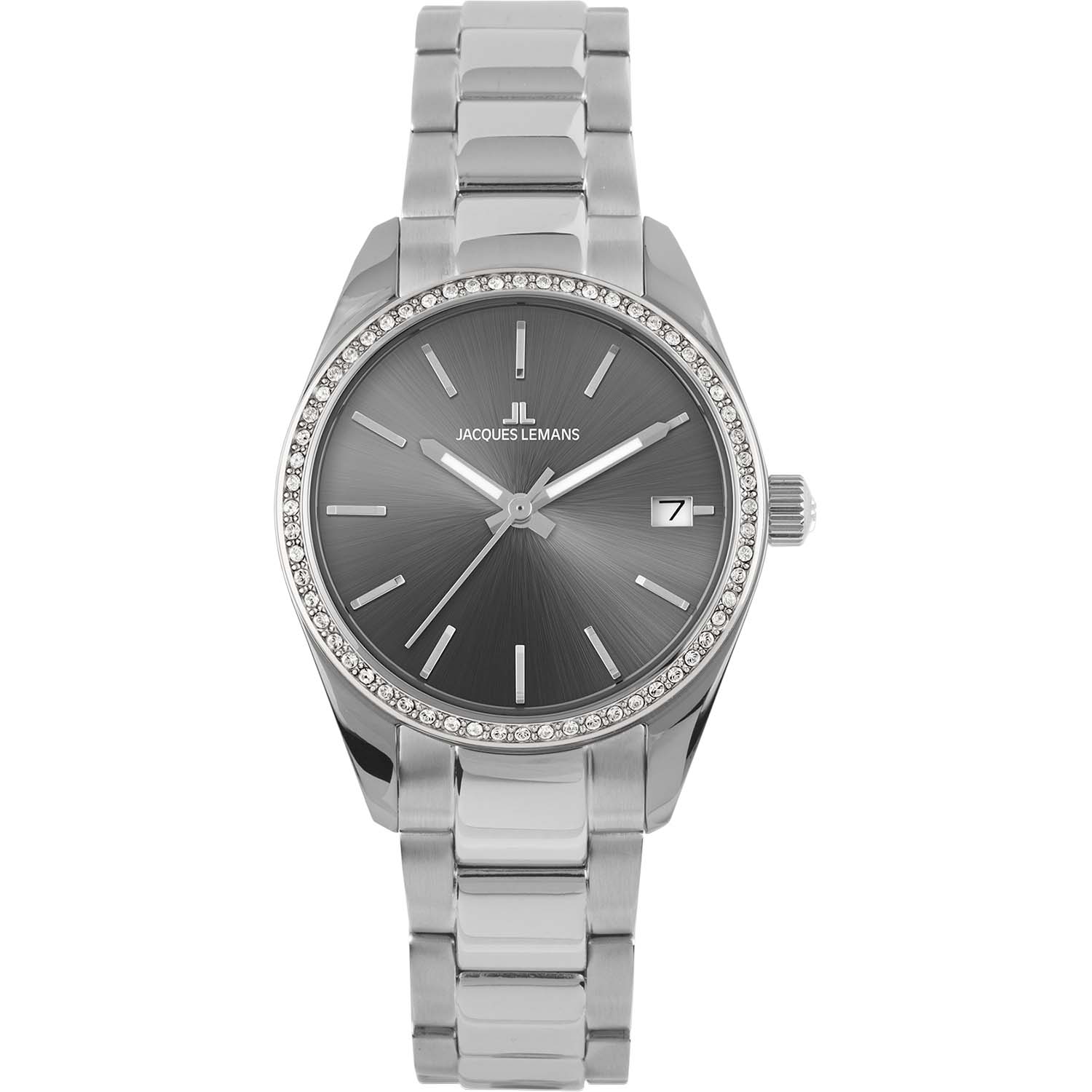 Jacques Lemans Damenuhr Derby mit Swarovski-Kristallen Jacques Lemans Damenuhr Derby mit Swarovski-Kristallen