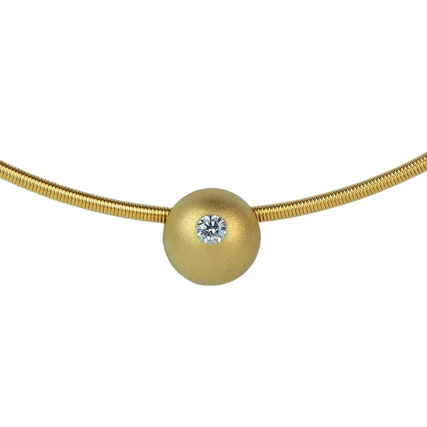 713308-006-3 Kugel Bunz Gelbgold 750/000 mit Brillant