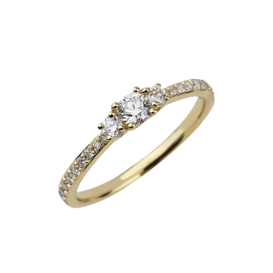 Verlobungsring Gelbgold 585/000 mit Brillanten Verlobungsring Gelbgold 585/000 mit Brillanten