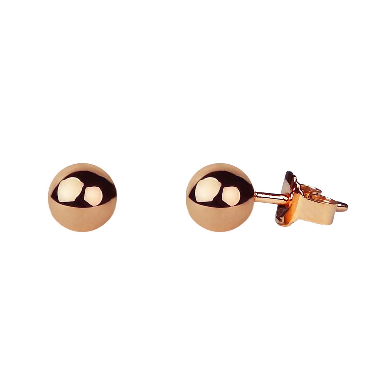 642080 Bunz Ohrstecker 6 mm Déco Art by Micha Bunz Roségold 750/000