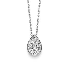 34105 Collier mit Brillanten Weißgold 585/000