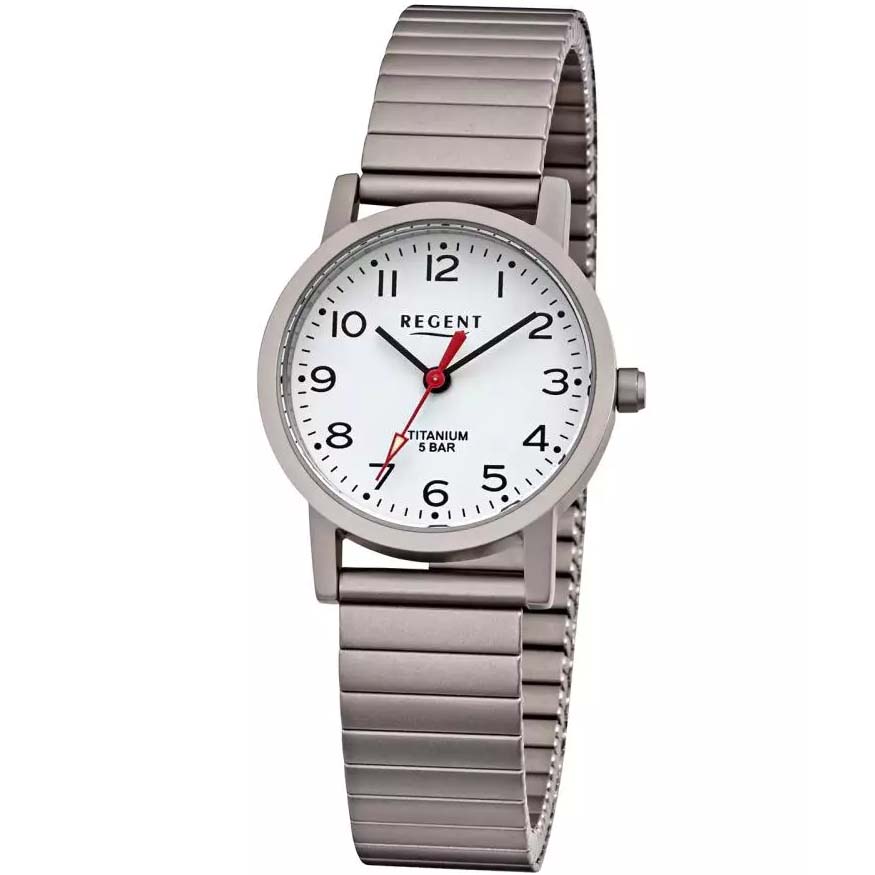 Regent Damenuhr Titan mit Zugband