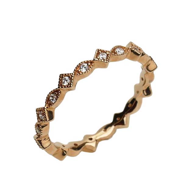 Ratius Damenring mit Zirkonia Silber