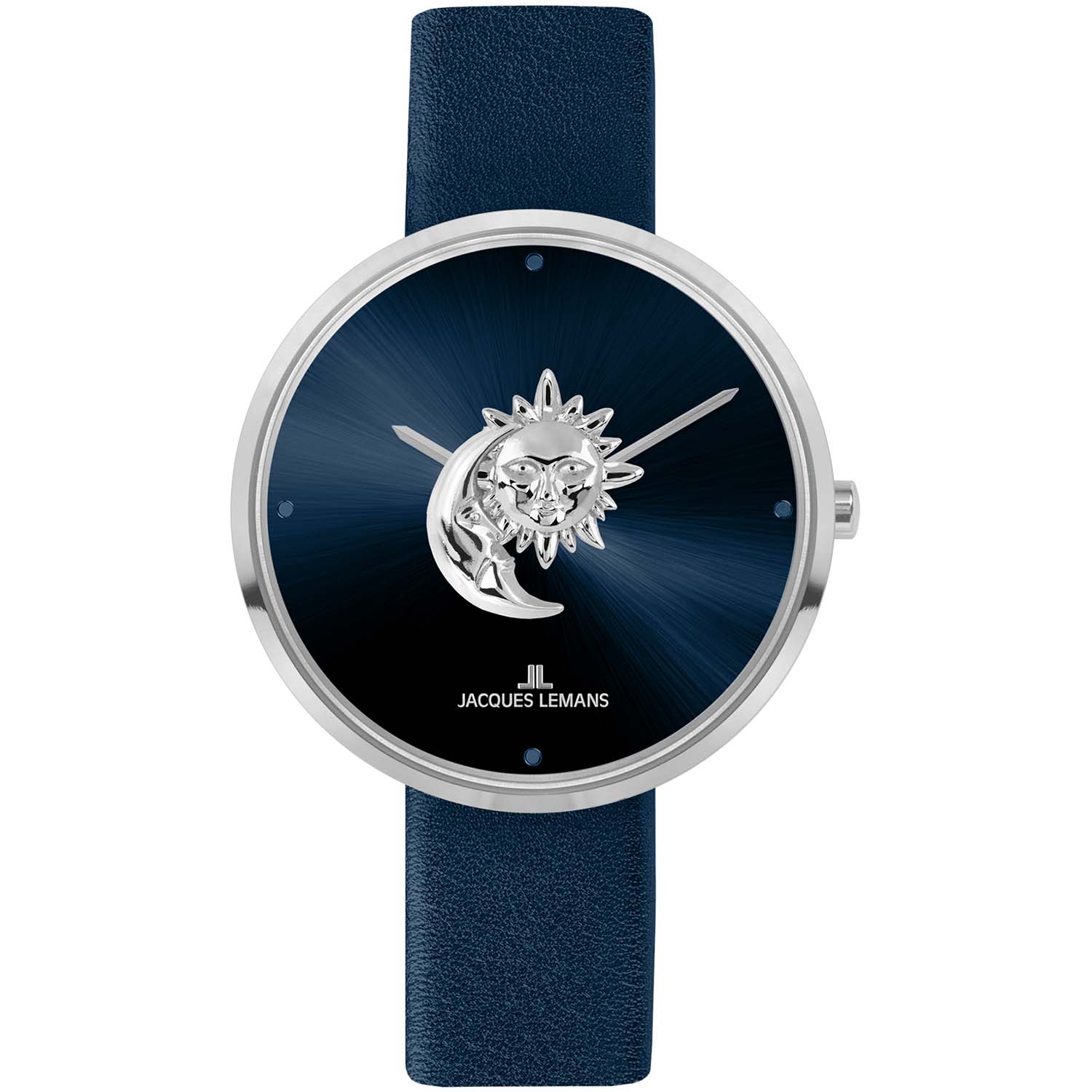 1-2092C Jacques Lemans Damenuhr Design Collection Sonne und Mond