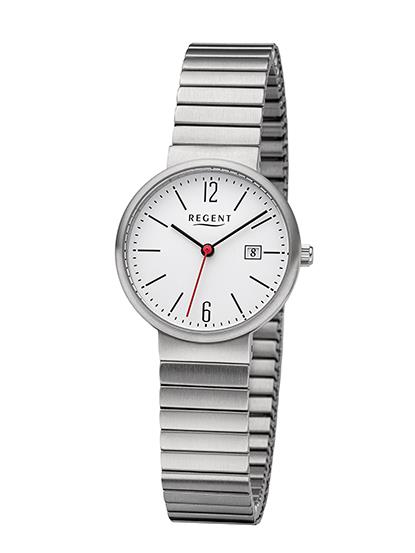 F-1356 Regent Damenuhr Quartz Edelstahl mit Zugband